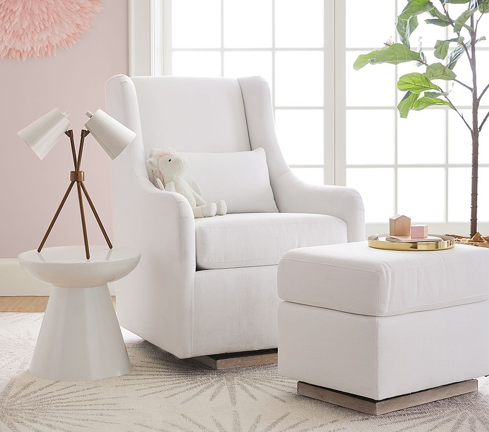Merced glider shop & ottoman